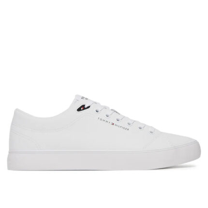 Ανδρικά Δερμάτινα Sneakers Tommy Hilfiger FM0FM05511 YBS Λευκά