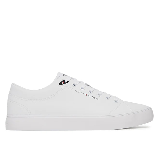 Ανδρικά Δερμάτινα Sneakers Tommy Hilfiger FM0FM05511 YBS Λευκά Ανδρικά Δερμάτινα Sneakers Tommy Hilfiger FM0FM05511 YBS Λευκά