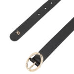 Γυναικεία Δερμάτινη Ζώνη Tommy Hilfiger 2,5cm AW0AW17932 BDS Μαύρη