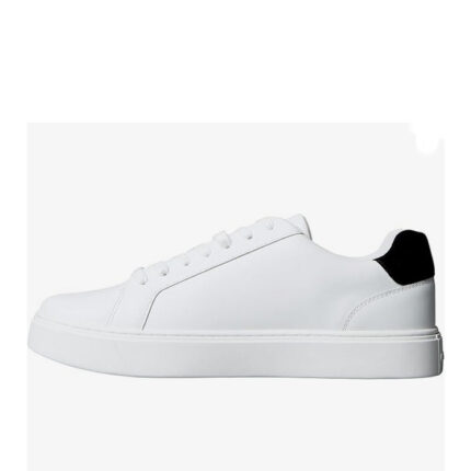 Ανδρικά Δερμάτινα Sneakers Calvin Klein YM0YM01435 01W Λευκά
