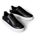 Ανδρικά Δερμάτινα Sneakers Calvin Klein YM0YM01435 0GM Μαύρα