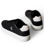 Ανδρικά Δερμάτινα Sneakers Calvin Klein YM0YM01435 0GM Μαύρα