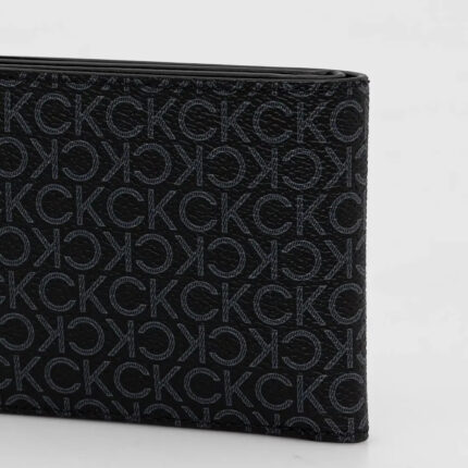 Ανδρική Δερμάτινη Καρτοθήκη Calvin Klein LV04D1039G-UB1 Μαύρη Logo