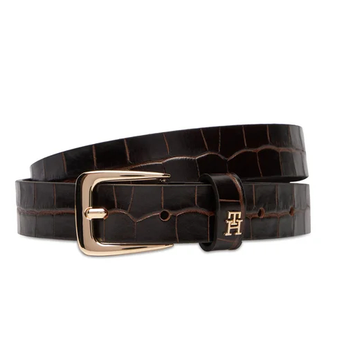 Γυναικεία Ζώνη Tommy Hilfiger 2.5cm AW0AW17975-GSZ Καφέ Κροκό Γυναικεία Ζώνη Tommy Hilfiger 2.5cm AW0AW17975-GSZ Καφέ Κροκό