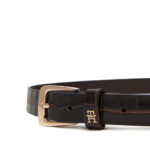 Γυναικεία Ζώνη Tommy Hilfiger 2.5cm AW0AW17975-GSZ Καφέ Κροκό
