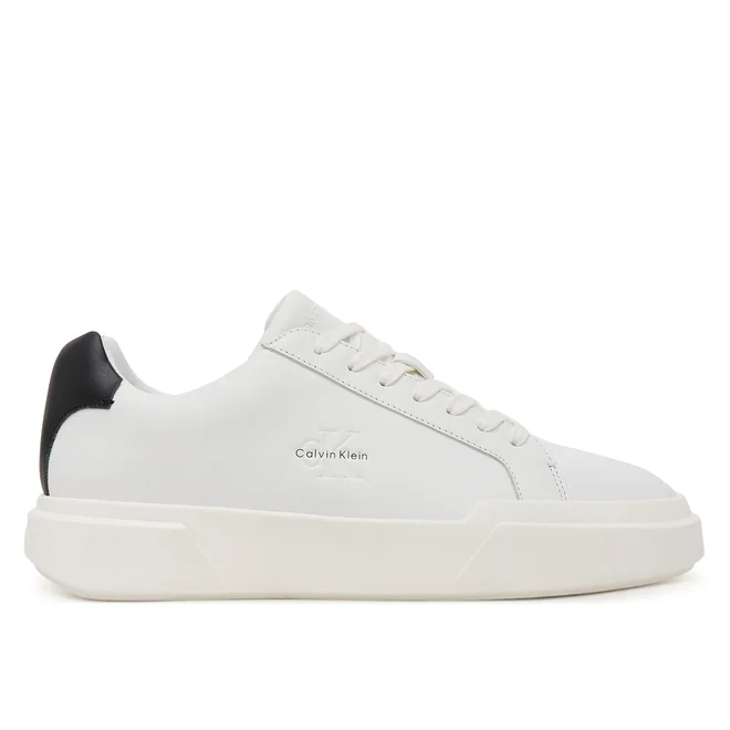 Ανδρικά Δερμάτινα Sneakers Calvin Klein YM0YM01344-01W Λευκά Ανδρικά Δερμάτινα Sneakers Calvin Klein YM0YM01344-01W Λευκά