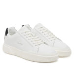 Ανδρικά Δερμάτινα Sneakers Calvin Klein YM0YM01344-01W Λευκά