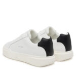 Ανδρικά Δερμάτινα Sneakers Calvin Klein YM0YM01344-01W Λευκά