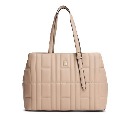 Γυναικεία Τσάντα Χειρός-Ώμου Tommy Hilfiger AW0AW17452-AFE Μπεζ