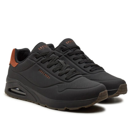 Ανδρικά Ανατομικά Sneakers Skechers Uno 183004/BBK Μαύρα