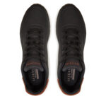 Ανδρικά Ανατομικά Sneakers Skechers Uno 183004/BBK Μαύρα