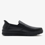 Ανδρικά Ανατομικά Δερμάτινα Μοκασίνια Skechers 200304-BBK Μαύρα
