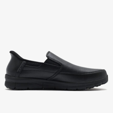 Ανδρικά Ανατομικά Δερμάτινα Μοκασίνια Skechers 200304-BBK Μαύρα