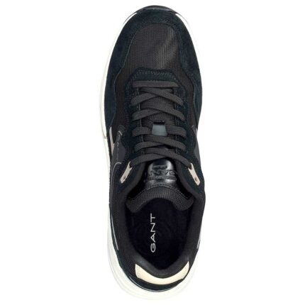 Ανδρικά Δερμάτινα Sneakers Gant Jaybro 31631159-G00 Μαύρα