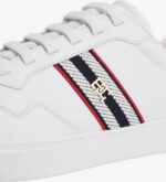 Γυναικεία Δερμάτινα Sneakers Tommy Hilfiger FW0FW09001-YBS Λευκά