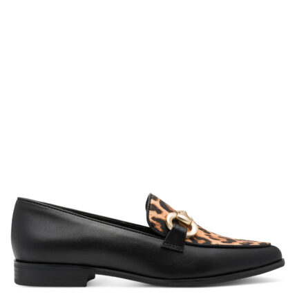 Γυναικεία Loafers Marco Tozzi 2-24216-45-005 Μαύρο Λεοπάρ