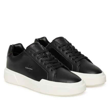 Γυναικεία Δερμάτινα Sneakers Calvin Klein YW0YW01947-0GM Μαύρα