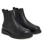 Ανδρικά Δερμάτινα Μποτάκια Calvin Klein Chelsea Boot YM0YM01374-0GJ Μαύρα