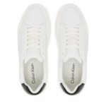 Γυναικεία Δερμάτινα Sneakers Calvin Klein YW0YW01947-01W Λευκά