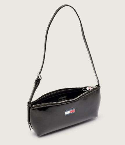 Γυναικεία Τσάντα Ώμου Tommy Hilfiger AW0AW17866-BDS Μαύρη