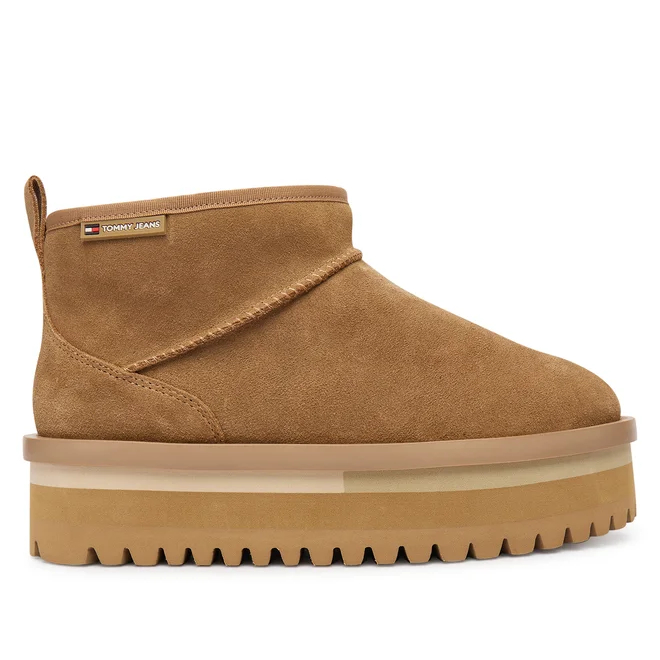 Γυναικεία Δερμάτινα Μποτάκια Tommy Hilfiger Snow Boot Suede EN0EN02841-RBH Ταμπά Γυναικεία Δερμάτινα Μποτάκια Tommy Hilfiger Snow Boot Suede EN0EN02841-RBH Ταμπά