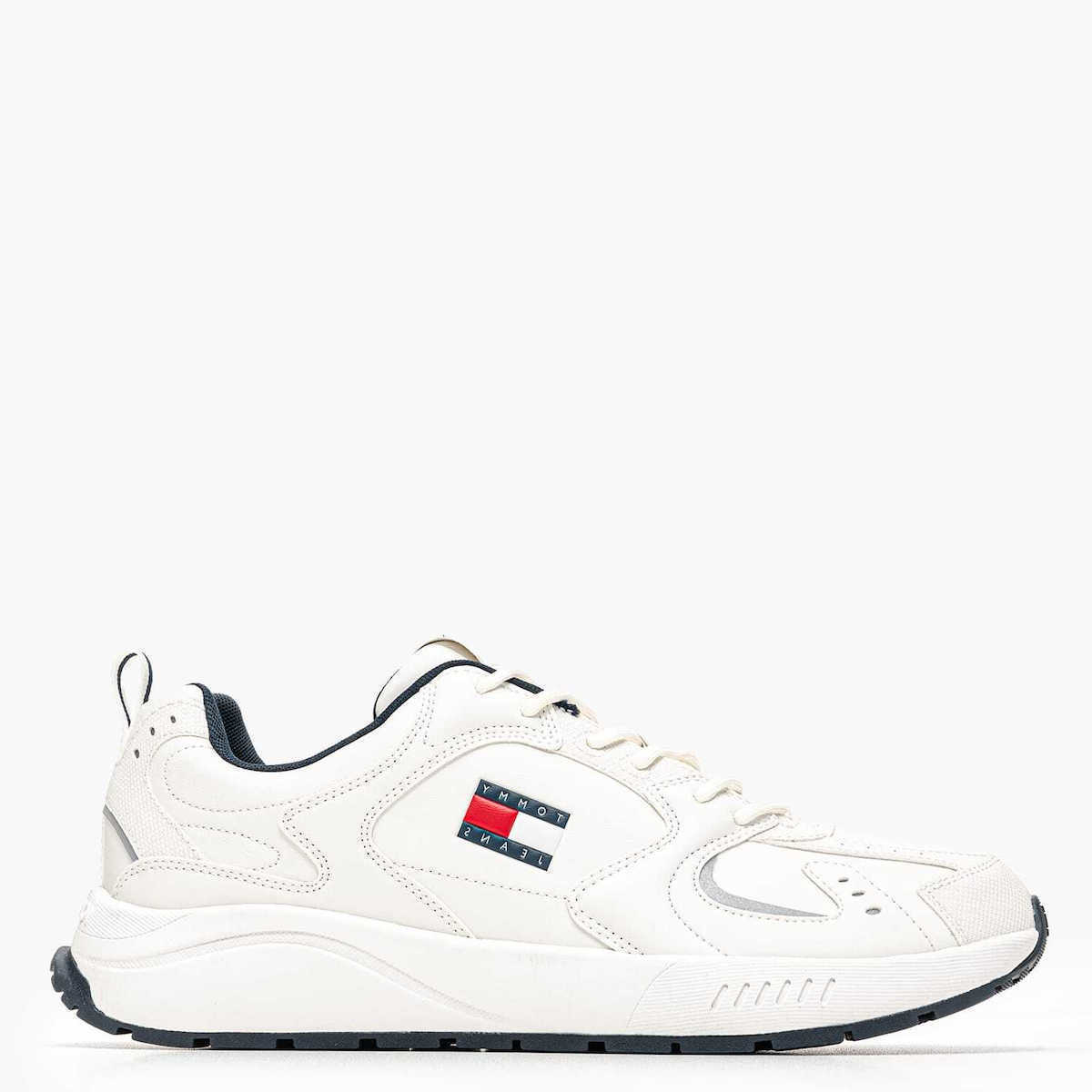 Ανδρικά Sneakers Tommy Hilfiger EM0EM01621-YBL Λευκά Ανδρικά Sneakers Tommy Hilfiger EM0EM01621-YBL Λευκά