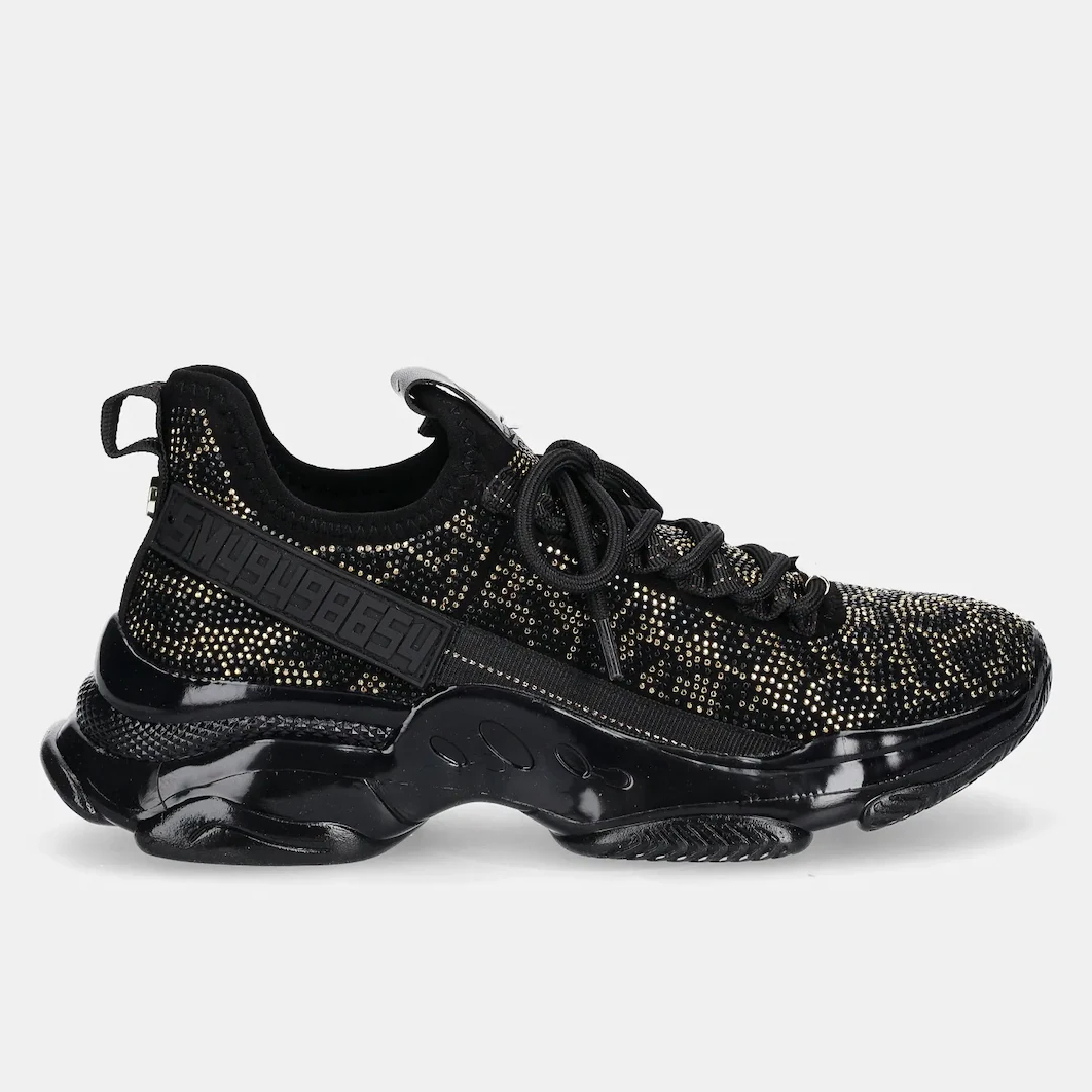 Γυναικεία Sneakers Steve Madden Maxilla-S SM11003512-363 Μαύρο Χρυσό Γυναικεία Sneakers Steve Madden Maxilla-S SM11003512-363 Μαύρο Χρυσό