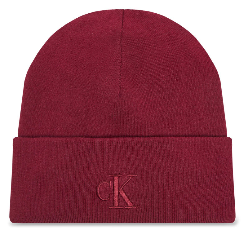 Unisex Σκούφος Calvin Klein LV04D8020G-VAQ Μπορντώ