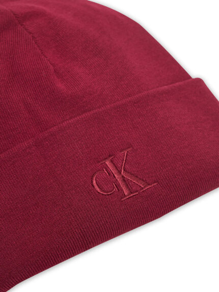 Unisex Σκούφος Calvin Klein LV04D8020G-VAQ Μπορντώ