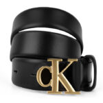 Γυναικεία Δερμάτινη Ζώνη Calvin Klein 3cm LV04F7054G-YIH Μαύρη