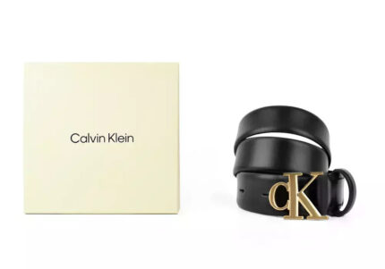Γυναικεία Δερμάτινη Ζώνη Calvin Klein 3cm LV04F7054G-YIH Μαύρη