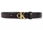 Γυναικεία Δερμάτινη Ζώνη Calvin Klein 3cm LV04F7054G-YIH Μαύρη