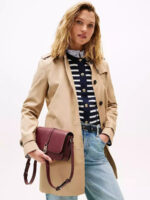 Γυναικεία Τσάντα Χιαστί Tommy Hilfiger AW0AW17723-VLP Μπορντώ