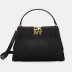 Γυναικεία Δερμάτινη Τσάντα Ώμου DKNY Remy R52D1L92-BGD Μαύρη