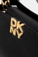 Γυναικεία Δερμάτινη Τσάντα Ώμου DKNY Remy R52D1L92-BGD Μαύρη