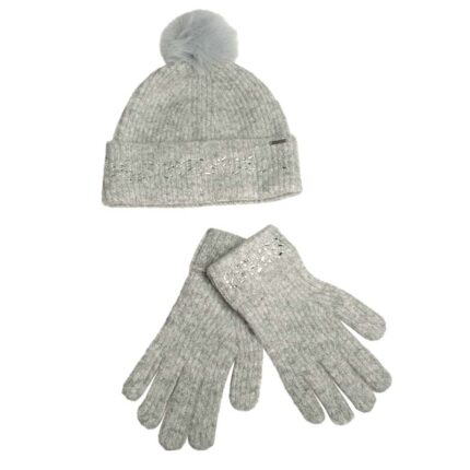 Γυναικείο Σετ Δώρου Σκούφος με Γάντια Ted Baker Keriis 282124-Grey