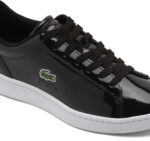 Γυναικεία Δερμάτινα Sneakers Lacoste Carnaby 50SFA0055312 Μαύρα Λουστρίν
