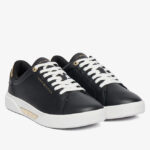 Γυναικεία Δερμάτινα Sneakers Tommy Hilfiger FW0FW09019-BDS Μαύρα