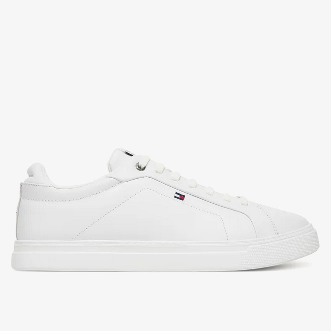 Ανδρικά Δερμάτινα Sneakers Tommy Hilfiger FM0FM05678-YBS Λευκά Ανδρικά Δερμάτινα Sneakers Tommy Hilfiger FM0FM05678-YBS Λευκά
