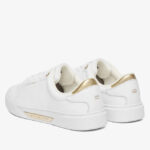 Γυναικεία Δερμάτινα Sneakers Tommy Hilfiger FW0FW09019-YBS Λευκά