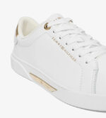 Γυναικεία Δερμάτινα Sneakers Tommy Hilfiger FW0FW09019-YBS Λευκά