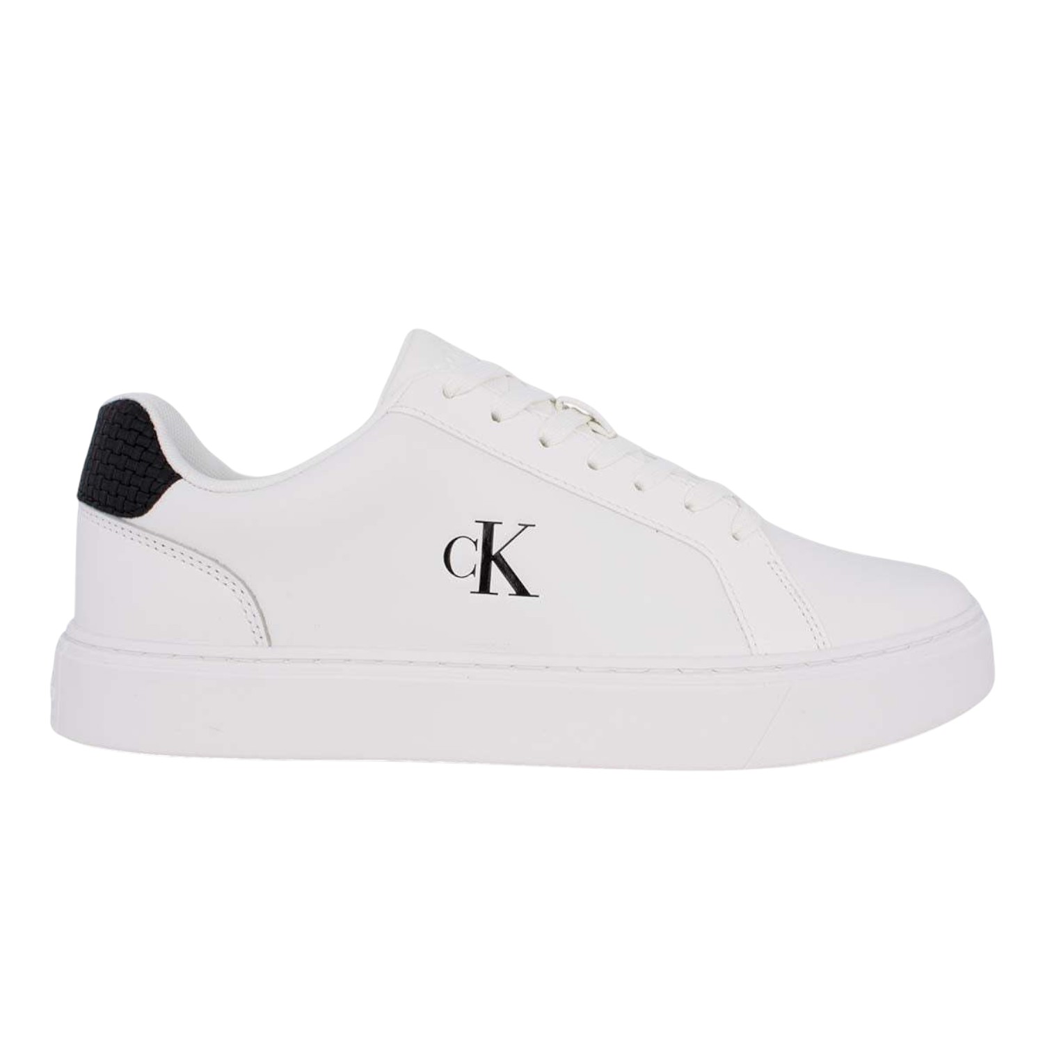 Ανδρικά Δερμάτινα Sneakers Calvin Klein YM0YM01447-01W Λευκά Ανδρικά Δερμάτινα Sneakers Calvin Klein YM0YM01447-01W Λευκά