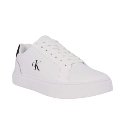 Ανδρικά Δερμάτινα Sneakers Calvin Klein YM0YM01447-01W Λευκά