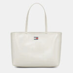 Γυναικεία Τσάντα Ώμου Tommy Hilfiger AW0AW18069-YBI Κρεμ