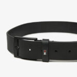 Ανδρική Δερμάτινη Ζώνη Tommy Hilfiger 3.5cm AM0AM13014-BDS Μαύρη