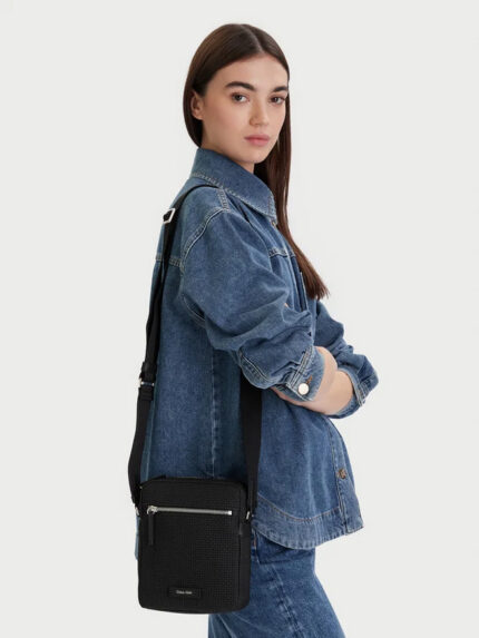 Ανδρική Τσάντα Χιαστί Calvin Klein LV04D3208G-UB1 Μαύρη