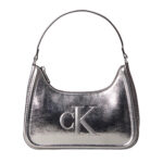 Γυναικεία Τσάντα Ώμου Calvin Klein LV04F3332G-3JH Ασημί