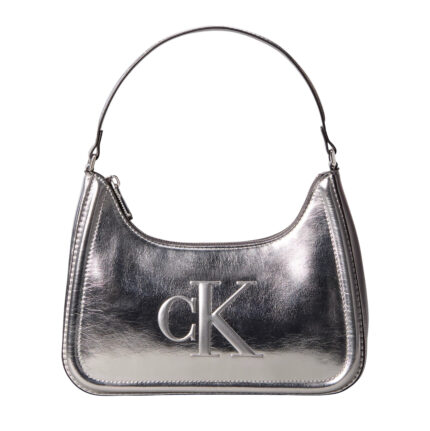 Γυναικεία Τσάντα Ώμου Calvin Klein LV04F3332G-3JH Ασημί