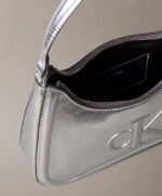 Γυναικεία Τσάντα Ώμου Calvin Klein LV04F3332G-3JH Ασημί