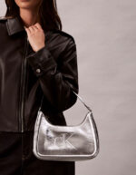 Γυναικεία Τσάντα Ώμου Calvin Klein LV04F3332G-3JH Ασημί